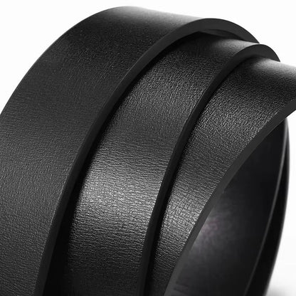 EliteLine Mens Automatic Buckle Belt High Quality Toothless Business Casual Belt 3