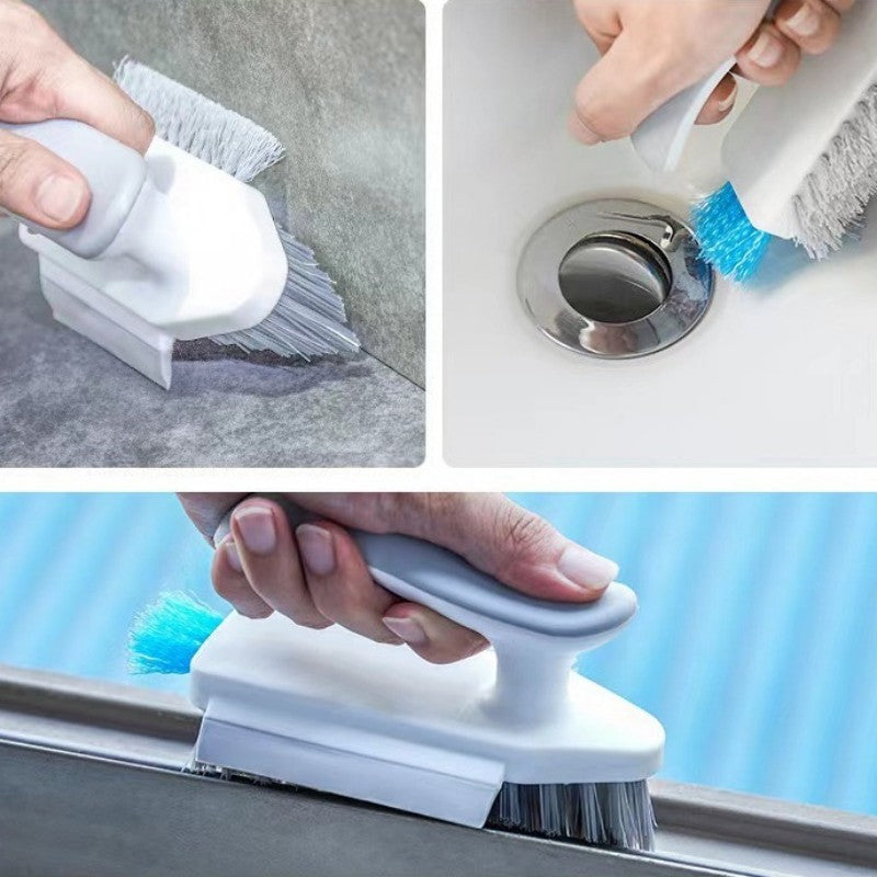 MultiSurface Deep Gap Cleaning Brush Flexible Scrubber For Bathroom Tiles Grout Corners Toilets Erg 3