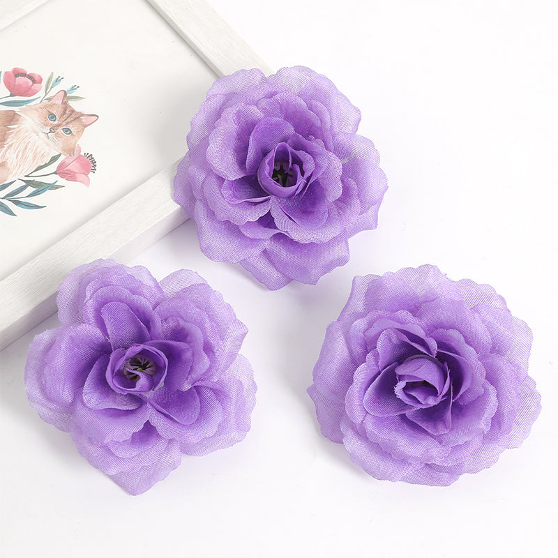 Fake Rose Flowers, Artificial Bulk Roses for Wedding Party, Home Room Halloween Thanksgiving Christmas Decor