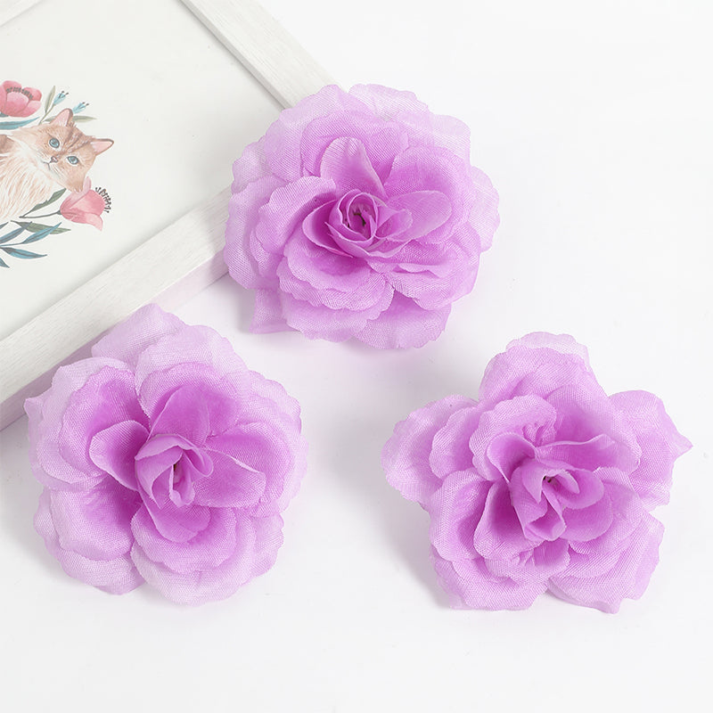 Fake Rose Flowers, Artificial Bulk Roses for Wedding Party, Home Room Halloween Thanksgiving Christmas Decor
