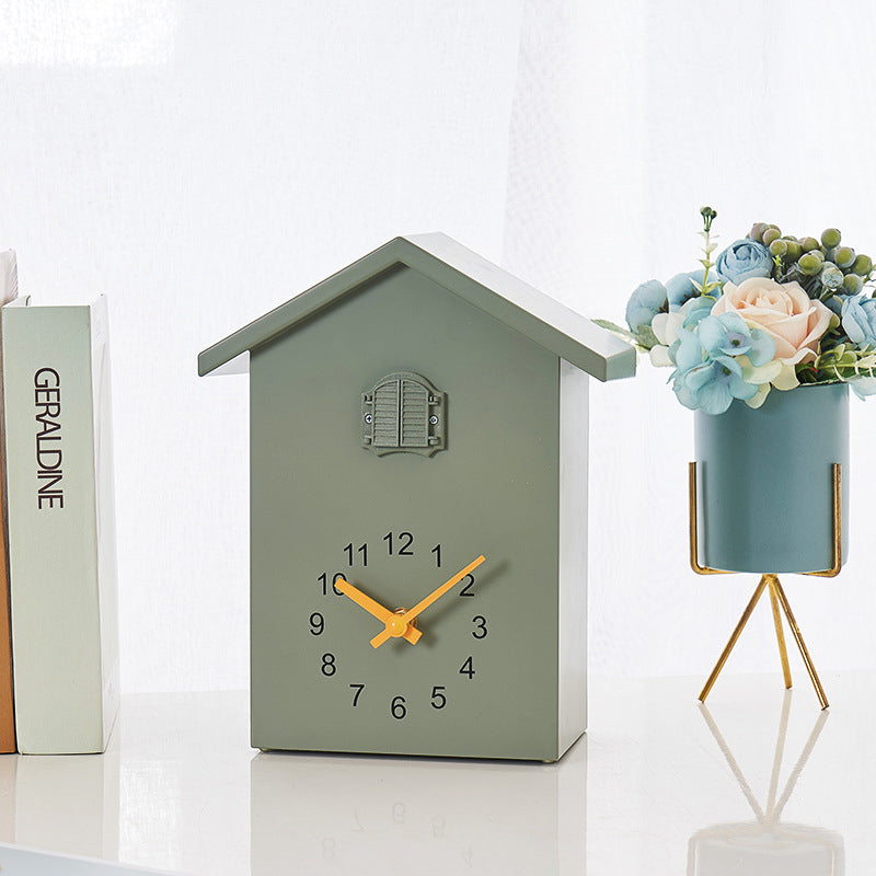 Cuckoo Quartz Wall Clock, Modern Bird Home Living Room Hanging Watch, Horologe Clocks Timer Office Home Decoration