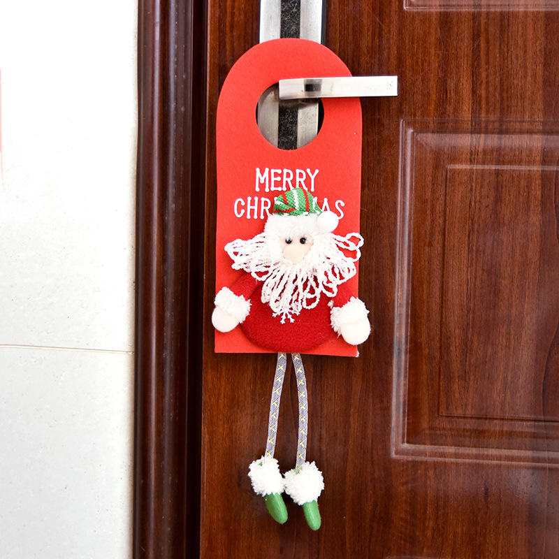 Christmas Tree Decoration, Santa Claus Pendant, Elk Snowman Pendant, Happy New Year Ornament, Noel Navidad Christmas