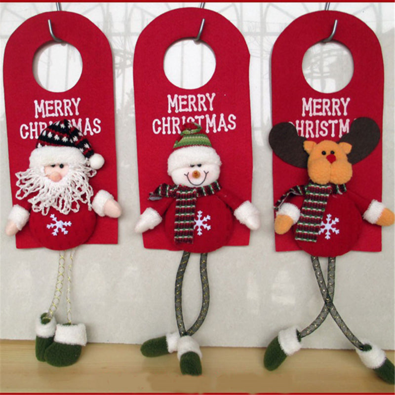 Christmas Tree Decoration, Santa Claus Pendant, Elk Snowman Pendant, Happy New Year Ornament, Noel Navidad Christmas