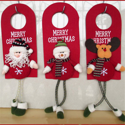 Christmas Tree Decoration, Santa Claus Pendant, Elk Snowman Pendant, Happy New Year Ornament, Noel Navidad Christmas