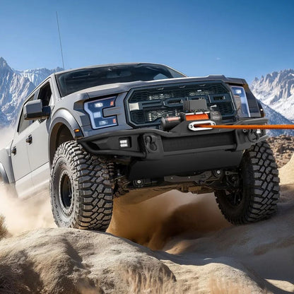 Electric Winch For Truck Synthetic Rope Wireless And Wired Control Heavy Duty For OffRoad SUV Jeep  5