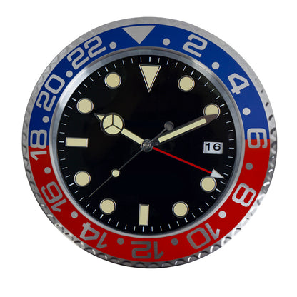 Luxury Creative Wall Clock Modern Metal Design Art Wall Clock Home Large Digital Luminescent Bedroo