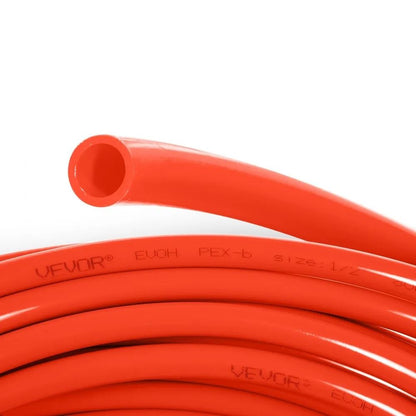 PEX Tubing, Radiant Floor PEX Pipe Oxygen Barrier, Radiant Heat Floor Water Tubing for Heating and Plumbing