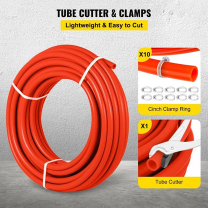 PEX Tubing Radiant Floor PEX Pipe Oxygen Barrier Radiant Heat Floor Water Tubing For Heating And Pl 6