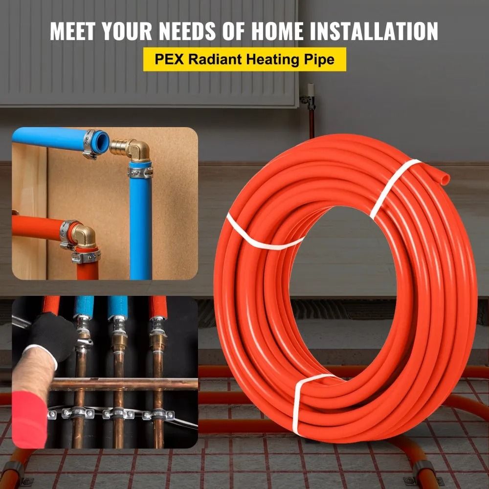 PEX Tubing Radiant Floor PEX Pipe Oxygen Barrier Radiant Heat Floor Water Tubing For Heating And Pl 8