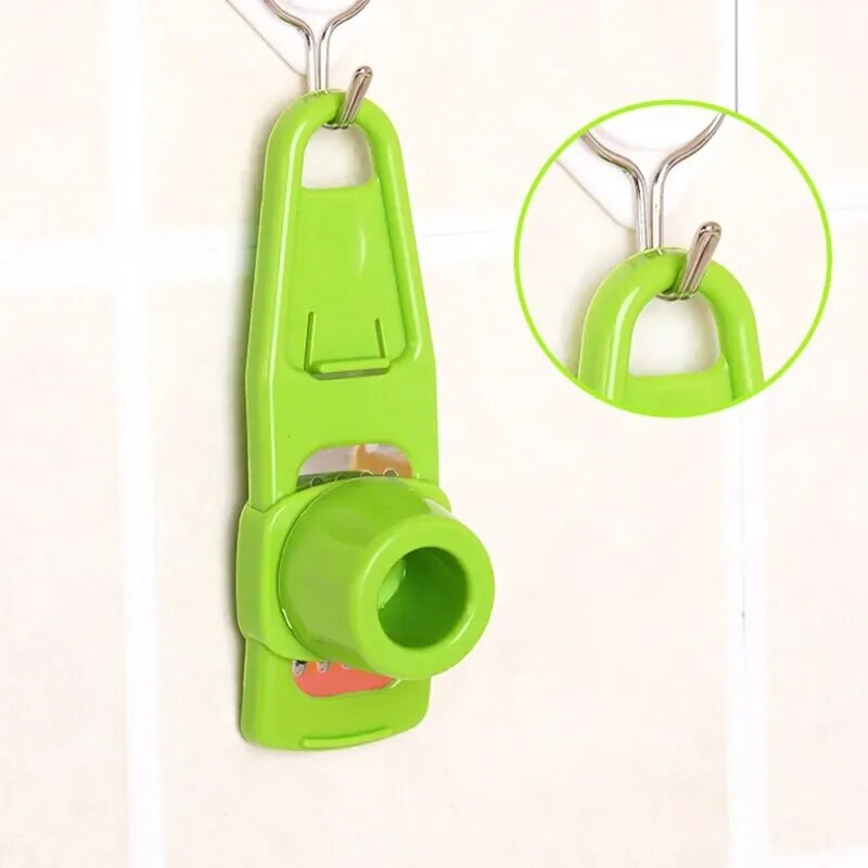 Creative Garlic Press, Manual Garlic Grinder, Kitchen Garlic Mash, Green Kitchen Gadgets