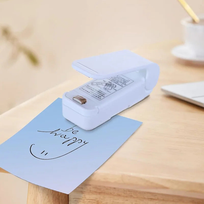 Mini Packaging Sealer, Portable Bag Clip, Snack Sealing Machine, Food Storage, Kitchen Gadgets, Household