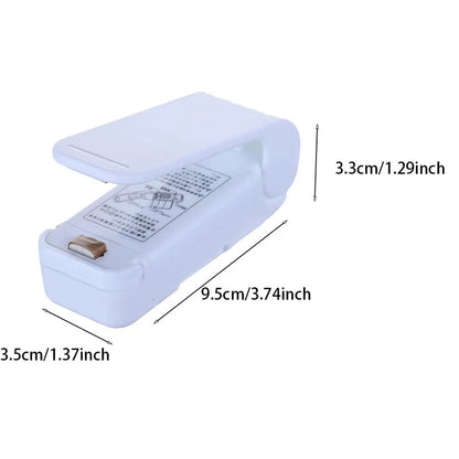 Mini Packaging Sealer, Portable Bag Clip, Snack Sealing Machine, Food Storage, Kitchen Gadgets, Household
