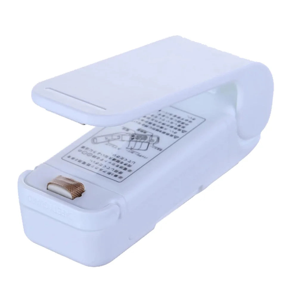 Mini Packaging Sealer, Portable Bag Clip, Snack Sealing Machine, Food Storage, Kitchen Gadgets, Household