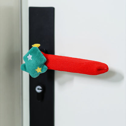 Christmas Door Handle Decorations Santa Claus Door Handle Gloves Christmas Tree Decorations Room Co 7