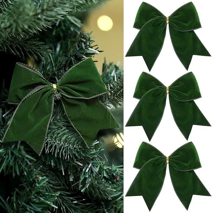Retro Velvet Bowknot, Christmas Velvet Bow Pendant, Xmas Tree Hanging Ornament, Merry Christmas Decor, Happy New Year