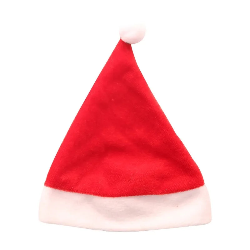 Christmas Gift Caps, Mini Santa Claus Hat, Xmas Wine Bottle Caps, Apple Bag Hat, Tree Ornament