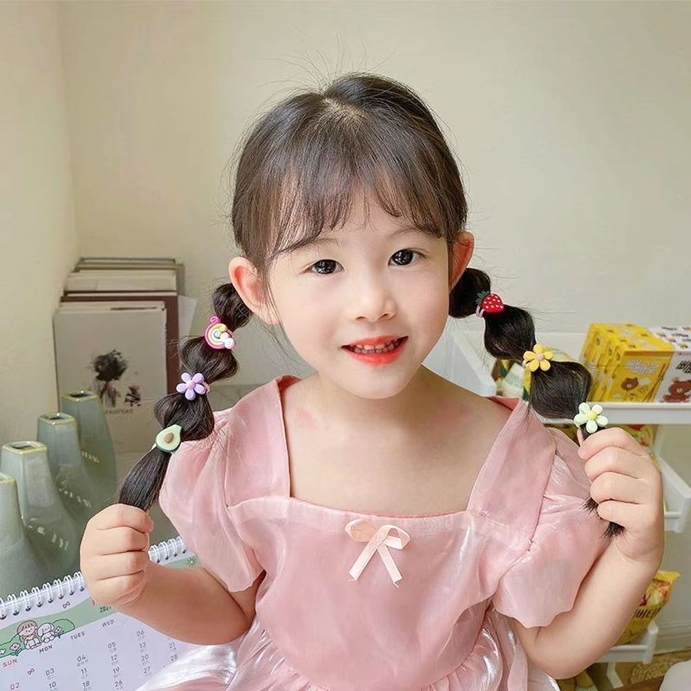 Sweet Cartoon Dream Cartoon Hair Ties Set  102050pcs Cute Hair Ropes For Girls 2