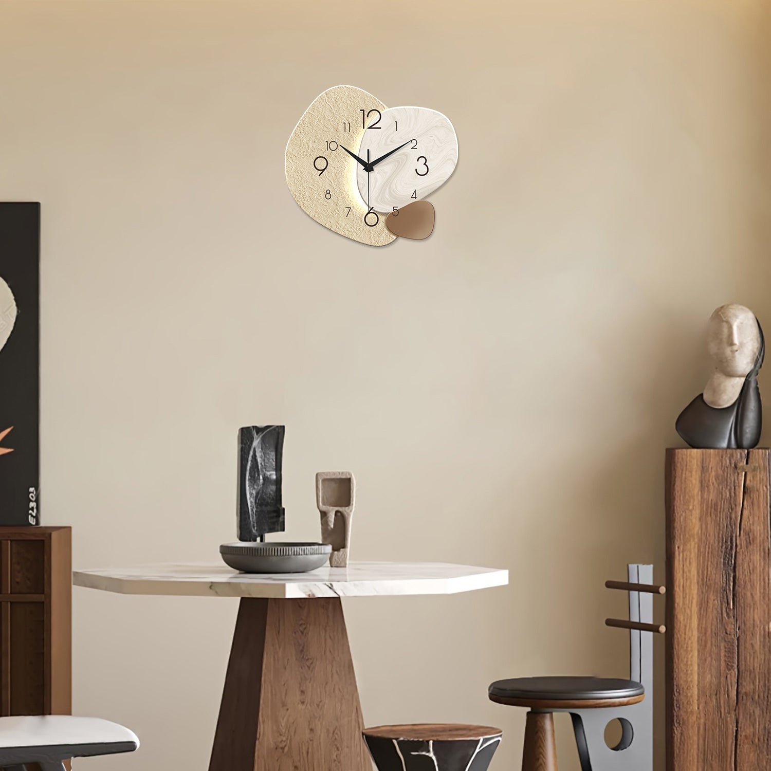 Modern Simple Wall Clock Silent Quartz Clock For Bedroom Living Room Sofa Background Decoration Wal 1
