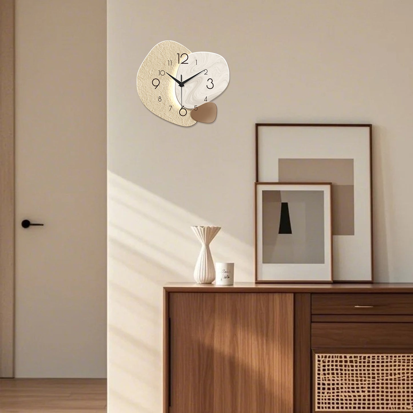 Modern Simple Wall Clock Silent Quartz Clock For Bedroom Living Room Sofa Background Decoration Wal 2