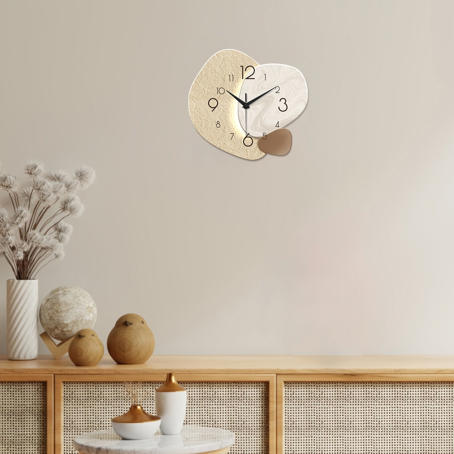 Modern Simple Wall Clock Silent Quartz Clock For Bedroom Living Room Sofa Background Decoration Wal 3