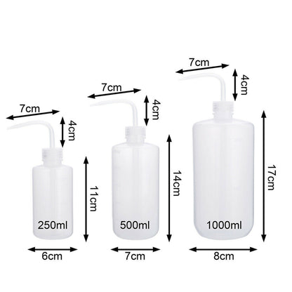 Tattoo Green Soap Bottle, Plastic Squeeze Diffuser, Lab Supply Wash