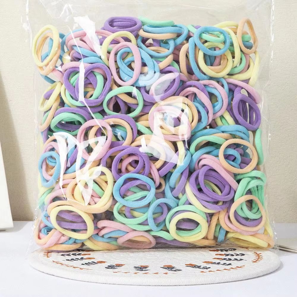 Everyday Essentials Basic Hair Bands Set  30200 Pcs Simple Nylon Hair Ropes For Women  Girls 10
