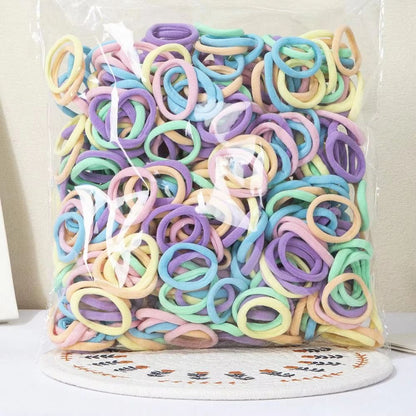 Everyday Essentials Basic Hair Bands Set  30200 Pcs Simple Nylon Hair Ropes For Women  Girls 10