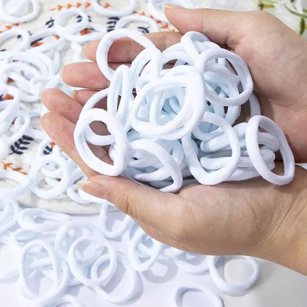 Everyday Essentials Basic Hair Bands Set  30200 Pcs Simple Nylon Hair Ropes For Women  Girls 4