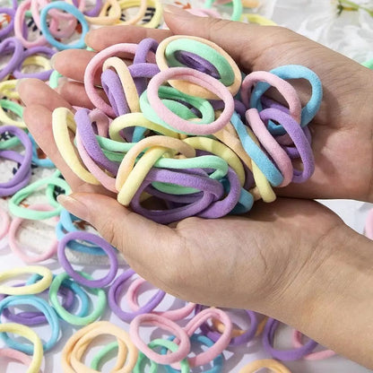 Everyday Essentials Basic Hair Bands Set  30200 Pcs Simple Nylon Hair Ropes For Women  Girls 5