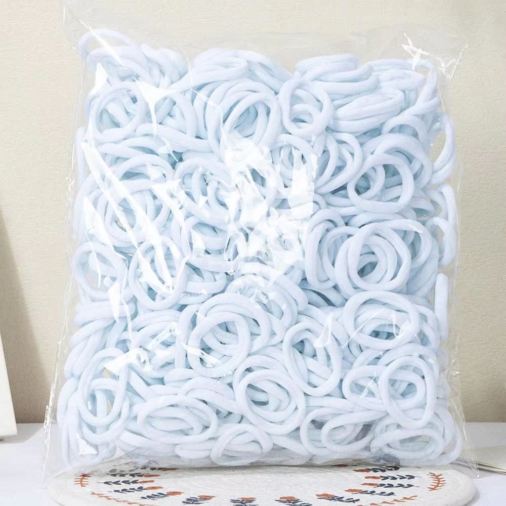 Everyday Essentials Basic Hair Bands Set  30200 Pcs Simple Nylon Hair Ropes For Women  Girls 6