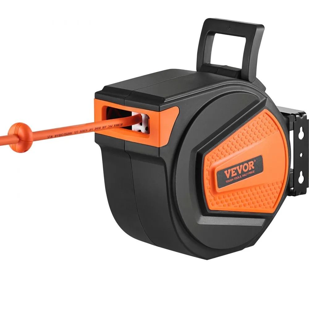 Air Compressor Hose Reel With Lead In Retractable Air Hose Reel Hybrid Air Hose Max  Swivel Mount C 9