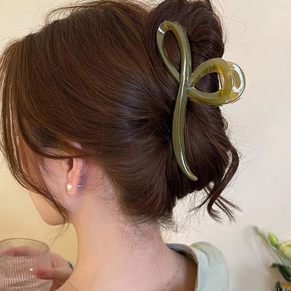 Elegant Jelly Bow Hair Claw For Women And Girls 1