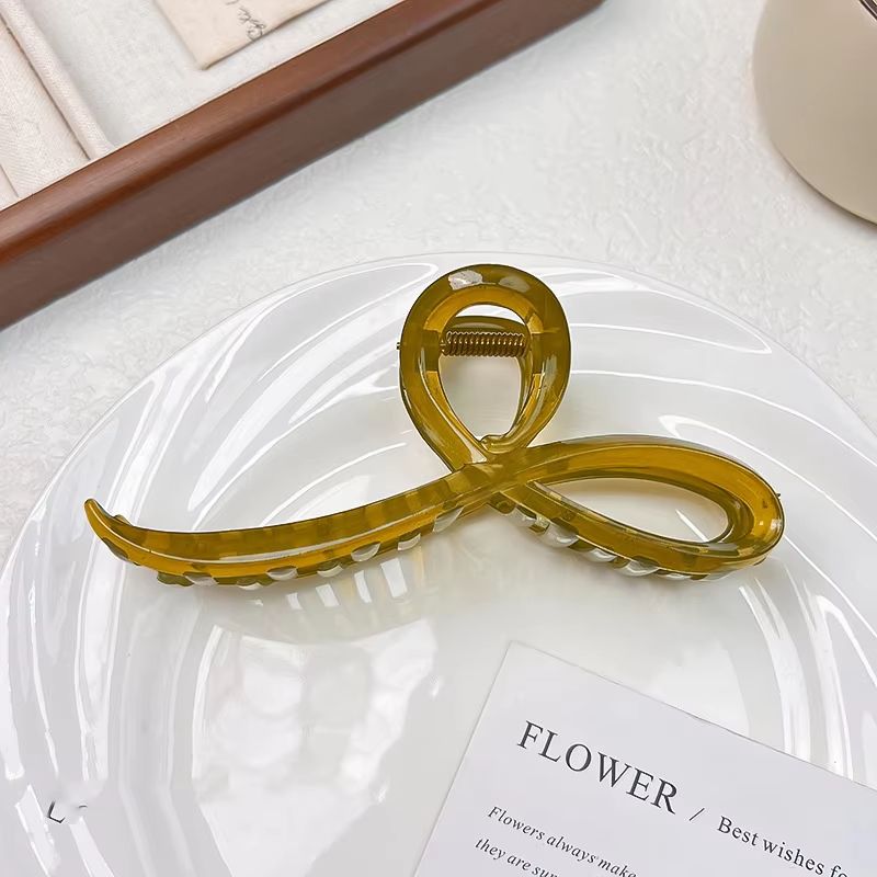 Elegant Jelly Bow Hair Claw For Women And Girls 8