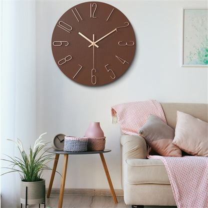 Wall Clock, Small Clock, Battery Powered Analog Clock, Home Office Bedroom Kitchen Classroom