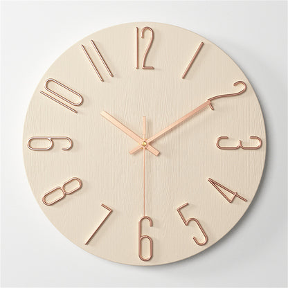 Wall Clock, Small Clock, Battery Powered Analog Clock, Home Office Bedroom Kitchen Classroom