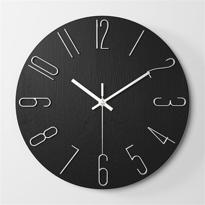 Wall Clock, Small Clock, Battery Powered Analog Clock, Home Office Bedroom Kitchen Classroom
