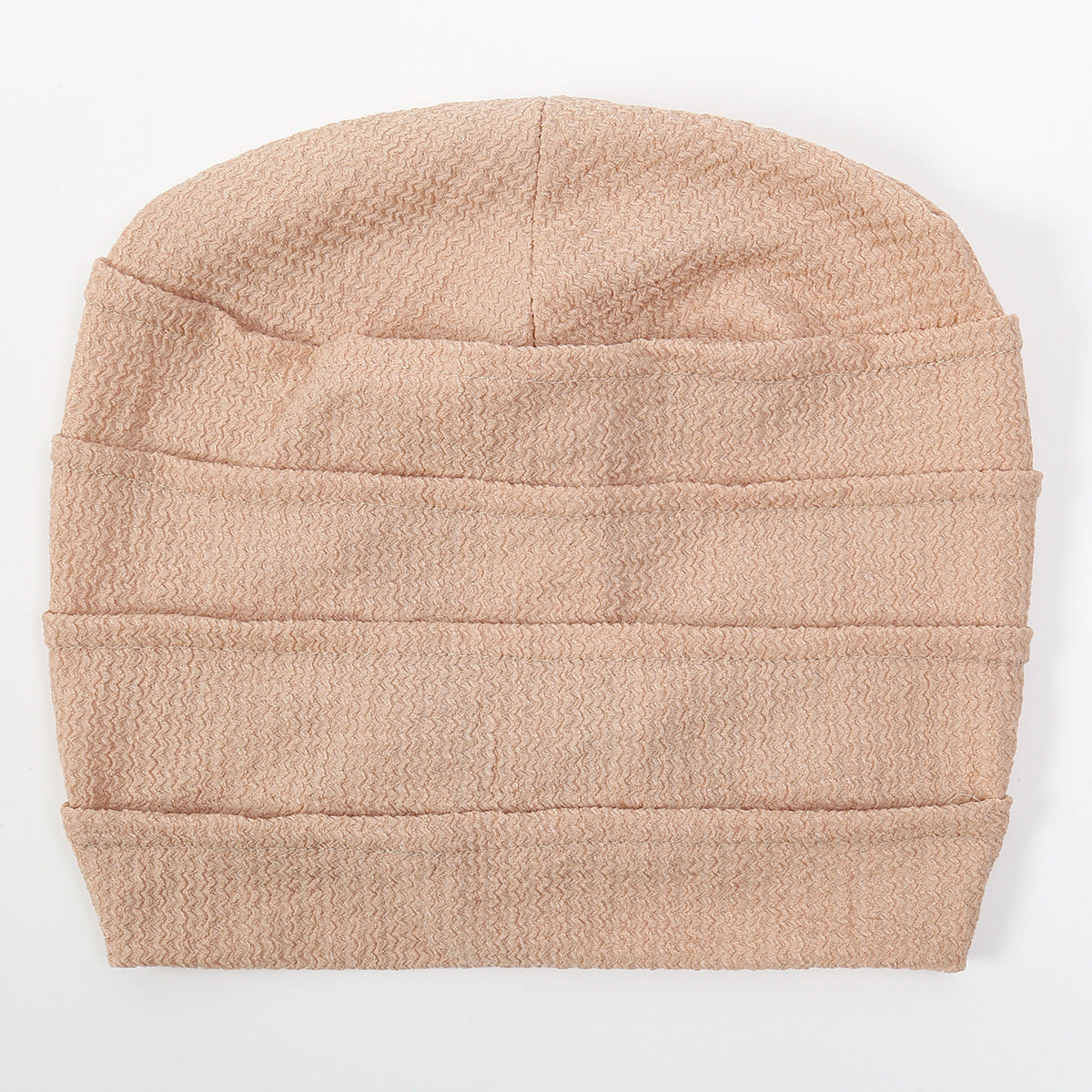 Womens Solid Color Crinkle Hijab Elastic Head Wrap Bonnet Head Scarf Chemotherapy Turban 2