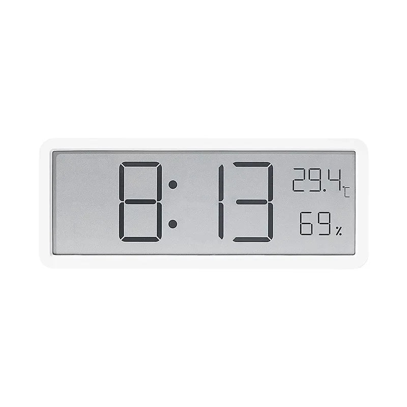 Digital Wall Clock Electronic Clock Time Temperature Humidity Display Desktop Home Decor Hanging Wa 6