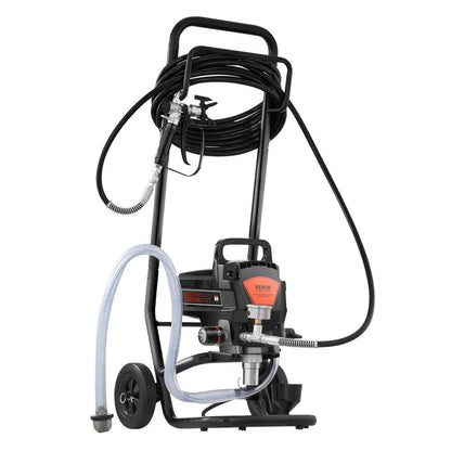 High Efficiency Electric Stand Airless Paint Sprayer With Cart Fine And Even Painting Effect Paint  6