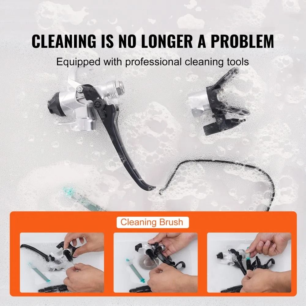 High Efficiency Electric Stand Airless Paint Sprayer With Cart Fine And Even Painting Effect Paint  2