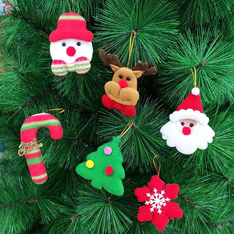 Felt Small Cute Snowman Elderly Pendant New Christmas Tree Decoration Set Star Top Decoration Chris 1
