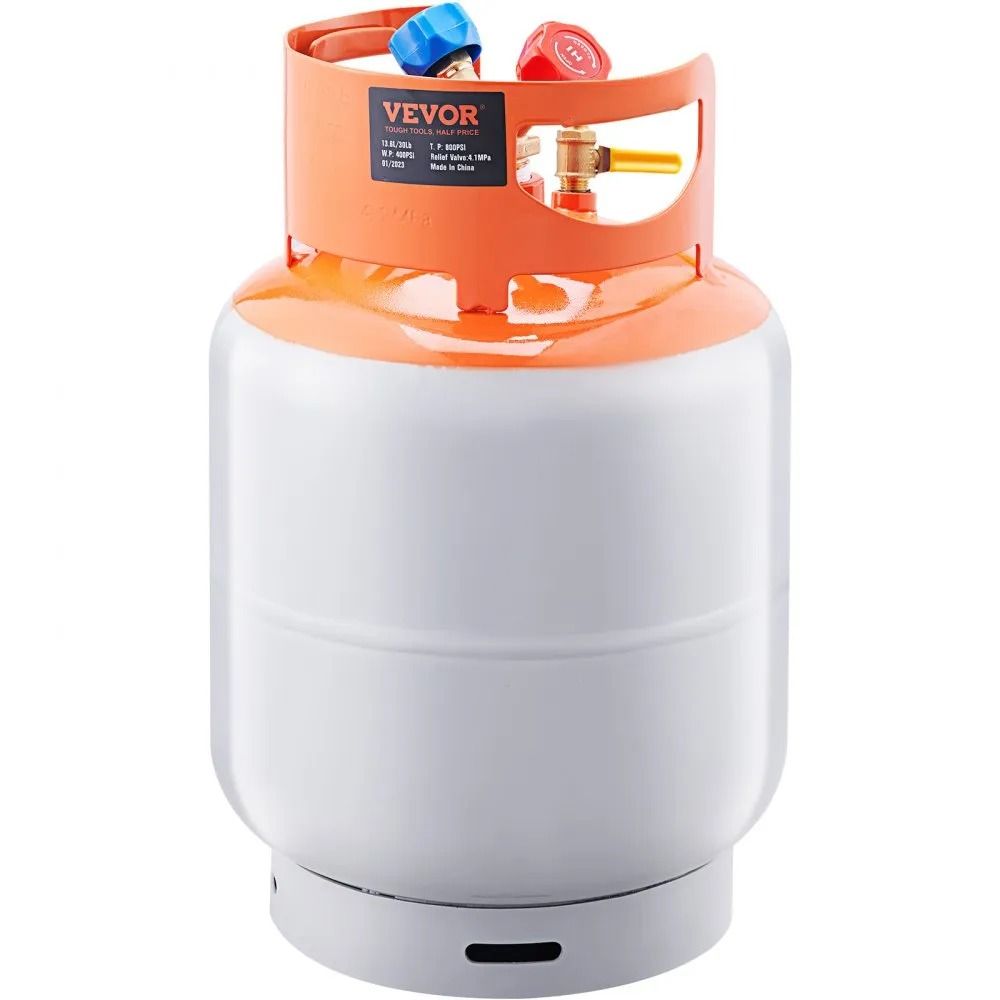 Refrigerant Recovery Cylinder Liquid Rated Y Valve Reclaim Tank 8