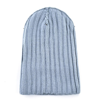Unisex Knitting Streetwear, Hip Hop Bonnet Caps, New Fashion Knitted Hats For Men, Women Wolf Pattern Skullies