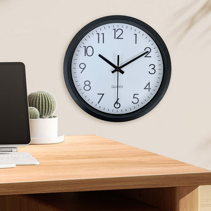 Modern simple wall clock, silent non-ticking wall clock, bedroom study living room bathroom home wall decoration clock