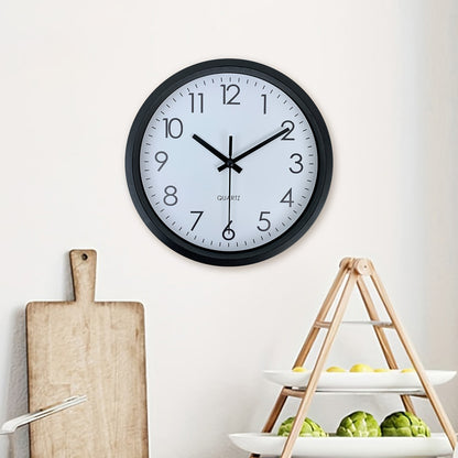 Modern simple wall clock, silent non-ticking wall clock, bedroom study living room bathroom home wall decoration clock