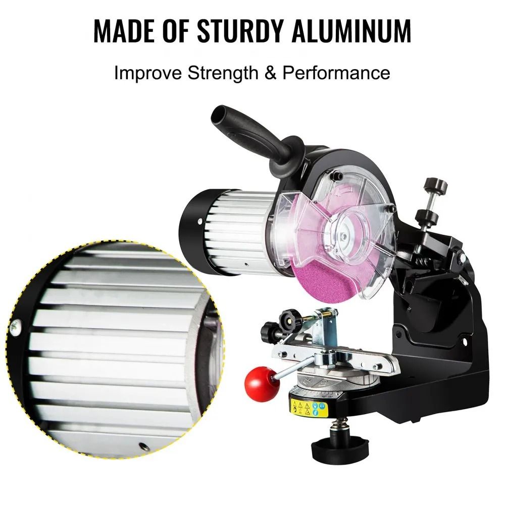 Professional Electric Chainsaw Blade Sharpener Chain Grinder Adjustable MultiAngle Tool 5