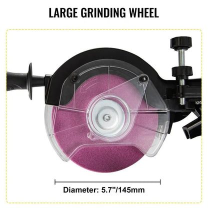 Professional Electric Chainsaw Blade Sharpener Chain Grinder Adjustable MultiAngle Tool 6