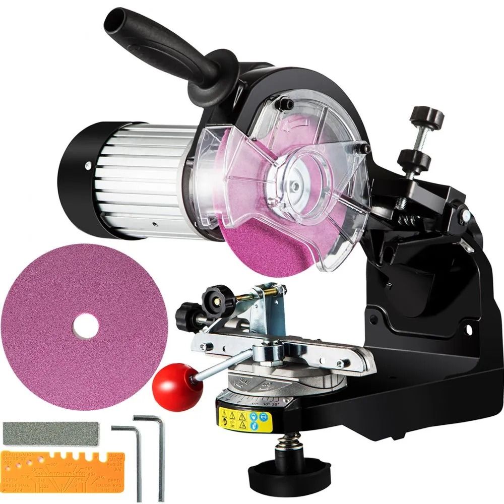 Professional Electric Chainsaw Blade Sharpener, Chain Grinder, Adjustable Multi-Angle Tool