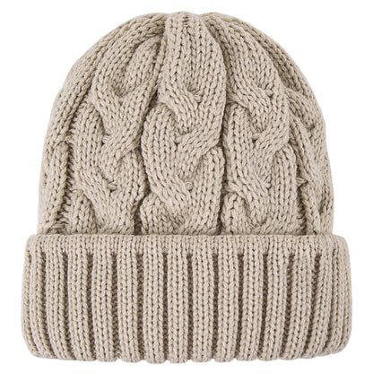 Handmade Female Warm Hat Winter Women Beanie Chunky Knitted Bonnet New Autumn Stretchy Girl Hats 5