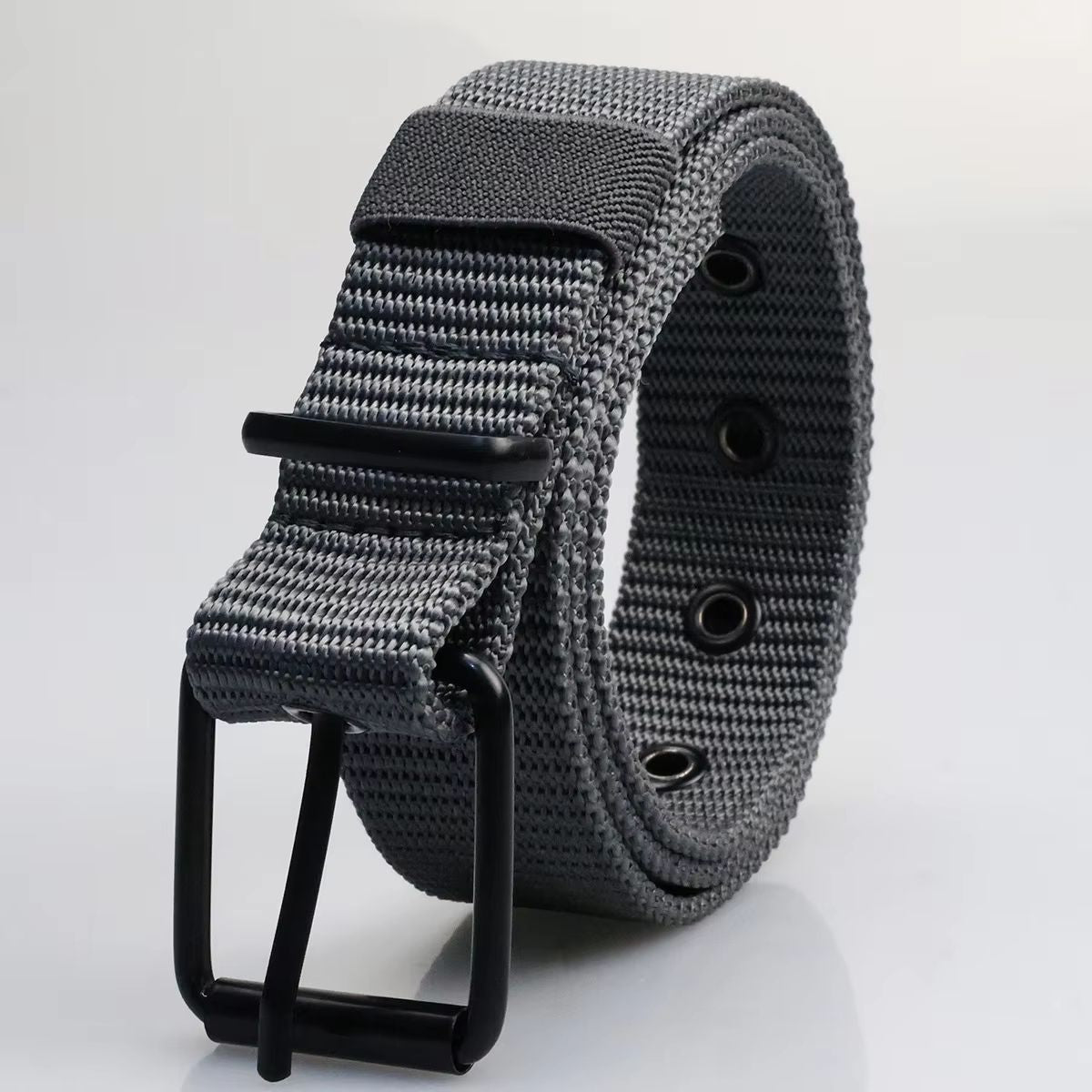 PorousPin Canvas Belt Mens Adjustable Pin Buckle Training And Denim Belt 9